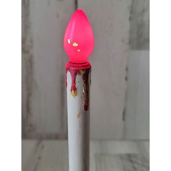 Halloween candle blood drip light up scary prop decor - Picture 4 of 6